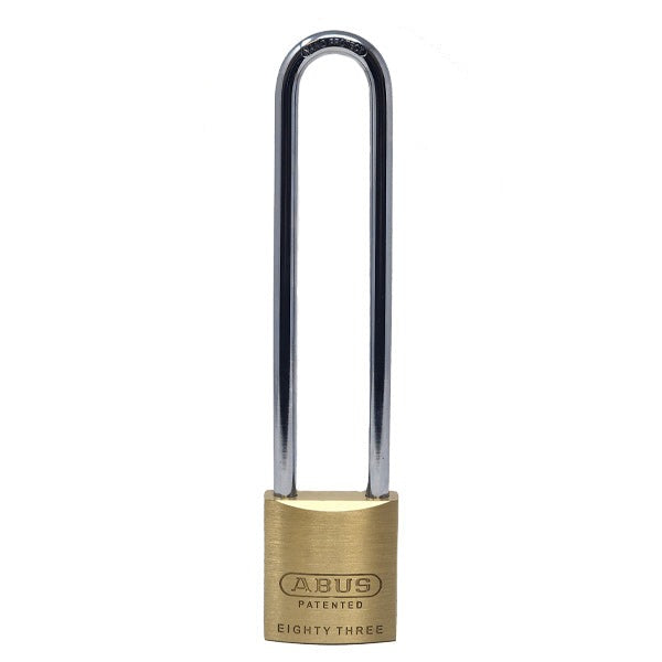 Abus - 83/45 - Solid Brass Padlock - Schalge Keyway - 6-5 Loaded - HB15O Long Shackle - 1-17/20" Width