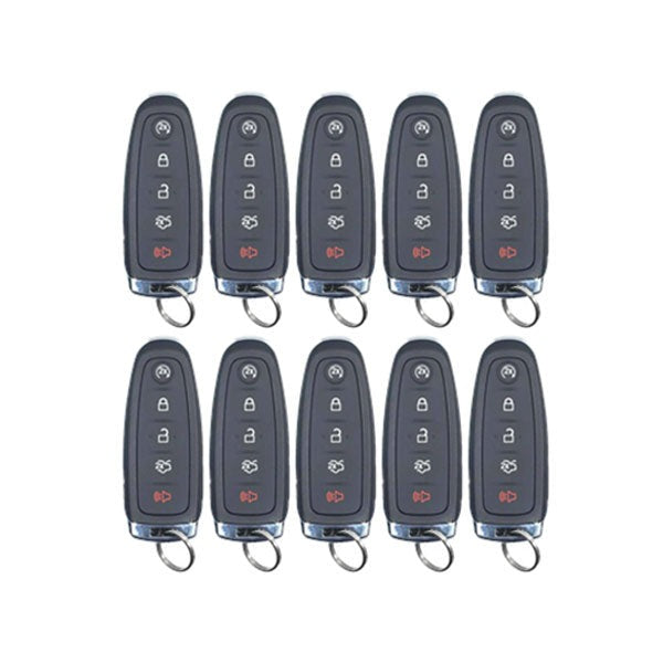 50 x 2011-2020 Ford / 5-Button PEPS Smart Key / PN: BT4T-15K601-HC / M3N5WY8609 (AFTERMARKET) (Bundle of 50)