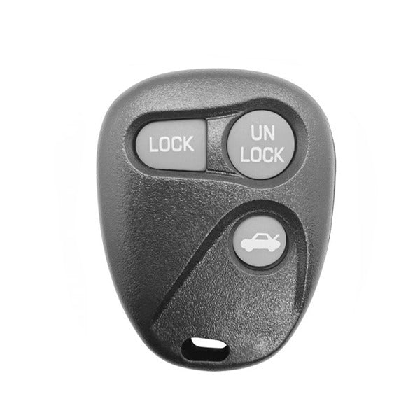 1996-2002 GM / 3-Button Keyless Entry Remote SHELL / PN: 16245100-29 / ABO1502T / Black (AFTERMARKET)