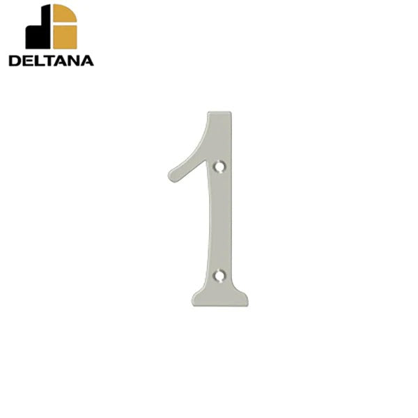 Deltana - 4" Numbers - Solid Brass - Optional Finish
