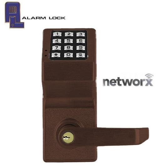 Alarm Lock Trilogy - DL6100 - Digital Lever Set - Networx - Wireless & Ethernet Feature - 10B - Oil Rubbed Bronze