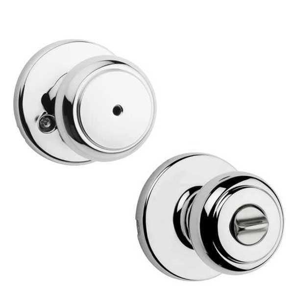 Kwikset - Cove Knob Set - Round Rose - Optional Finish - Optional Function - Grade 3