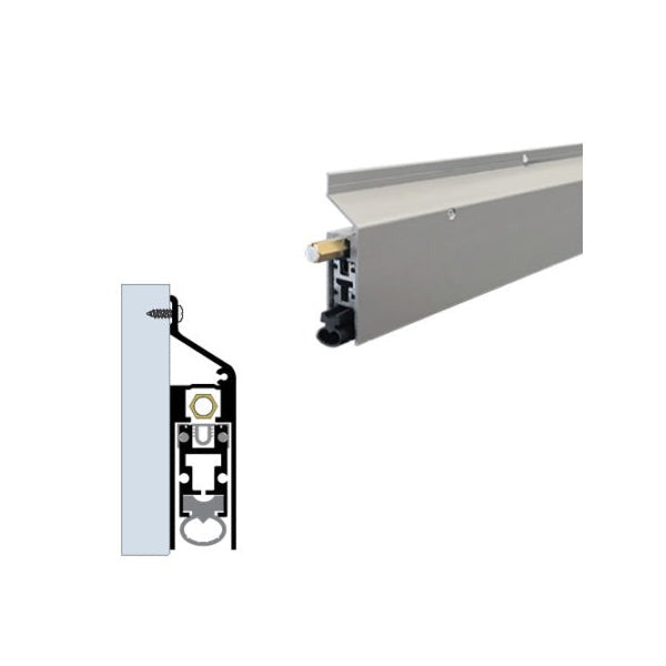 Legacy Manufacturing - 7593 - Extended-Drop Automatic Door Bottom - 29/32" x 3-1/2" - Optional Finish - Optional Length