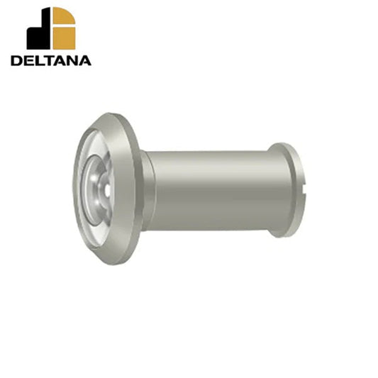 Deltana - Door Viewer UL Listed - 1 3/8" Door Thickness - 200 Degree View Range - Satin Nickel