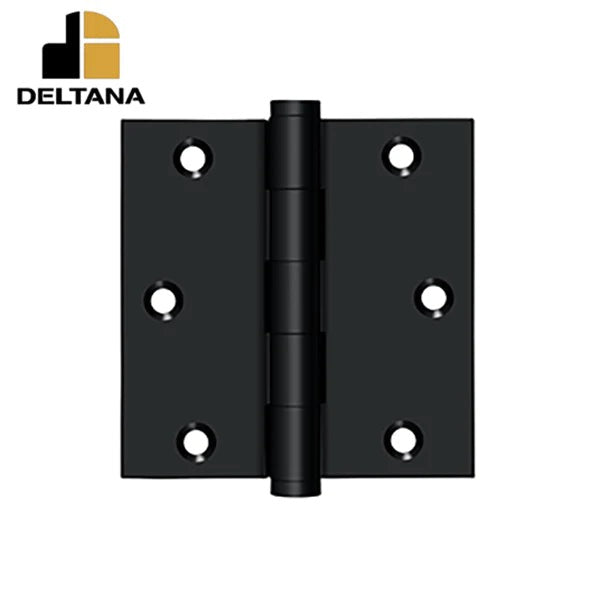 Deltana - 3-1/2" x 3-1/2" Square Hinge - 0.119 Thickness - Optional Finish