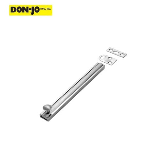 Don-Jo - SB 4 - Slide Bolt - 4" Length - 5/8" Width - Optional Finish