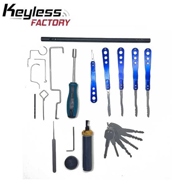 KeylessFactory - GM Ignition Service Kit - 10 Cut - Column Mount & In Dash Ignitions - 18 PCS