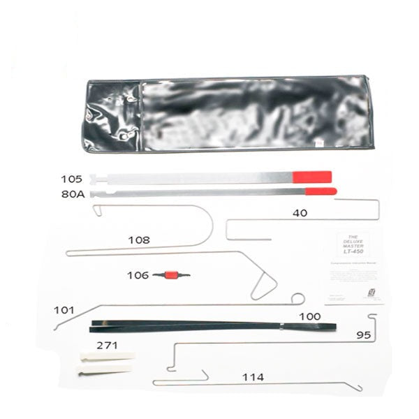 LTI Tools - LTI-450 - Deluxe Master Automotive Lock Out Kit - 11 Pieces