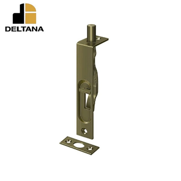 Deltana - 4" Flush Bolt - Heavy Duty - Optional Finish