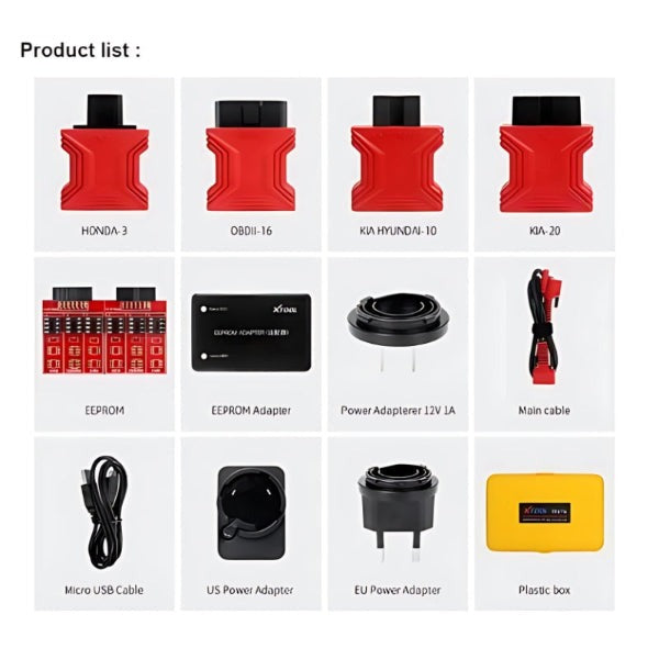 XTool - X100-PRO2 - Immobiliser - Dashboard - Eeprom + Key Programming