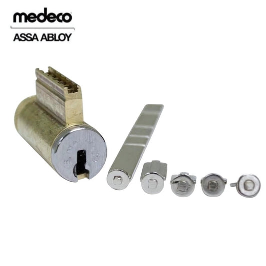Medeco - 20009S4T - Cylinder - Olympus - Cal-Royal - 6-Pin - DL Keyway - Pinned - 626/26D Satin Chrome Finish