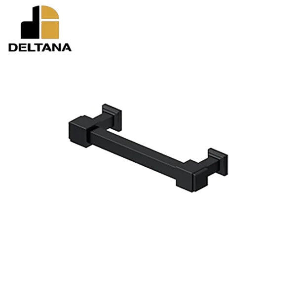 Deltana - Decorative Cabinet Pull - 4" - Manhattan - Solid Brass - Optional Finish
