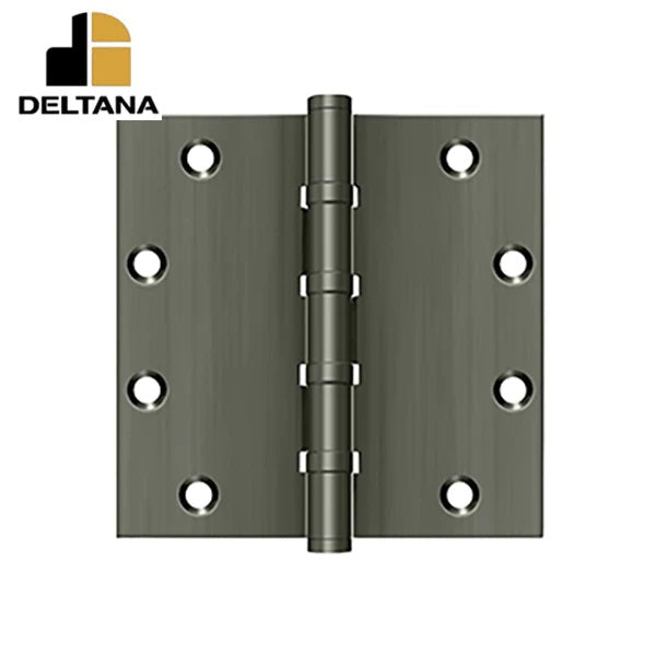 Deltana - 5" x 5" Square Hinges - Ball Bearing - 0.145 Thickness - Optional Finish