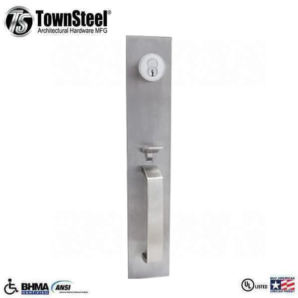 TownSteel - ED5500T - Thumbpiece Exit Trim - for ED5500/ED5600 Exit Devices - Storeroom Function - Satin Chrome - Grade 1