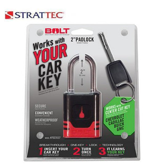 GM BOLT 2" Padlock Center Cut Hi-Security - 7023537 (Strattec)