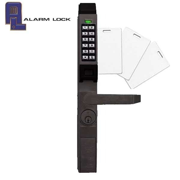 Alarm Lock Trilogy - PDL1300 - Narrow-Stile PROX Keypad Lever Lock - 10B - Oil Rubbed Bronze