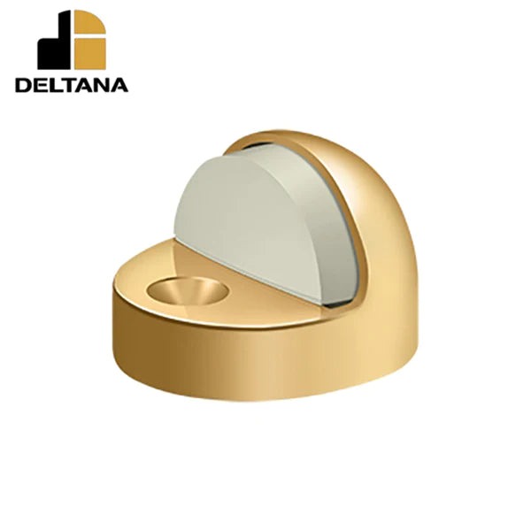 Deltana - Dome Stop High Profile - Solid Brass - Optional Finish