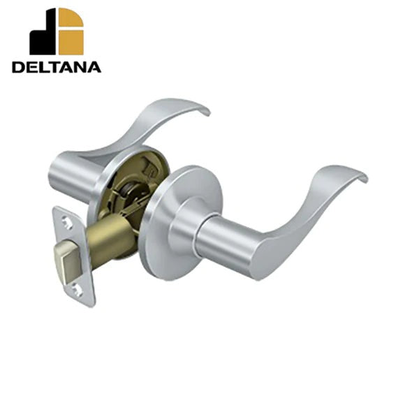 Deltana - Savanna Lever Passage - 2-3/8" Backset - 1-3/8" - 2" Door Thickness - Right Handed - Optional Finish
