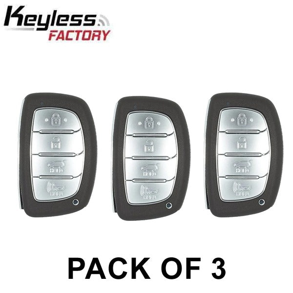 3 x 2020-2021 Hyundai Ioniq / 4-Button Smart Key / PN: 95440-G2500 / TQ8-FOB-4F11 (AE PE) (AFTERMARKET) (Pack of 3)