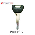 Mazda MZ31-P / 692070 Plastic Head Key (Strattec) (Pack Of 10)