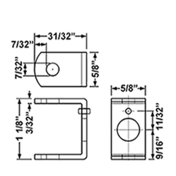 Olympus - DCNP-100-B2 - U-Shaped Cam