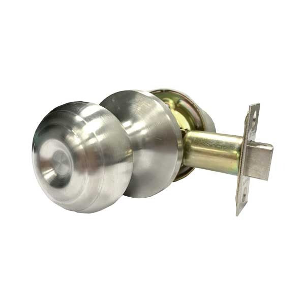 Premium Knob Set Lock - Passage - SS - Satin Silver