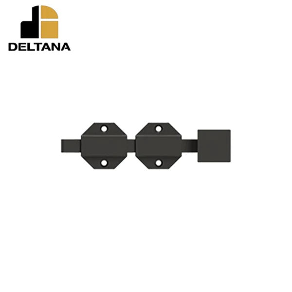 Deltana - 6" Modern Surface Bolt - Heavy Duty - Solid Brass - Optional Finish