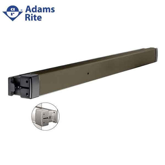 Adams Rite - 8802 - Narrow Stile - Rim Exit Device - Cylinder Dogging - 36" - Anodized Dark Bronze