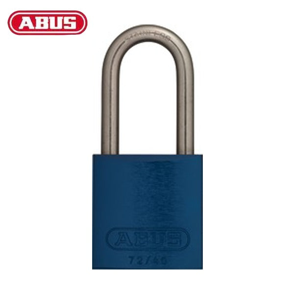 Abus - 08400 - Padlock Aluminum 72/40Hb40 - 1-1/2" Shackle - Optional Keying - Optional Finish