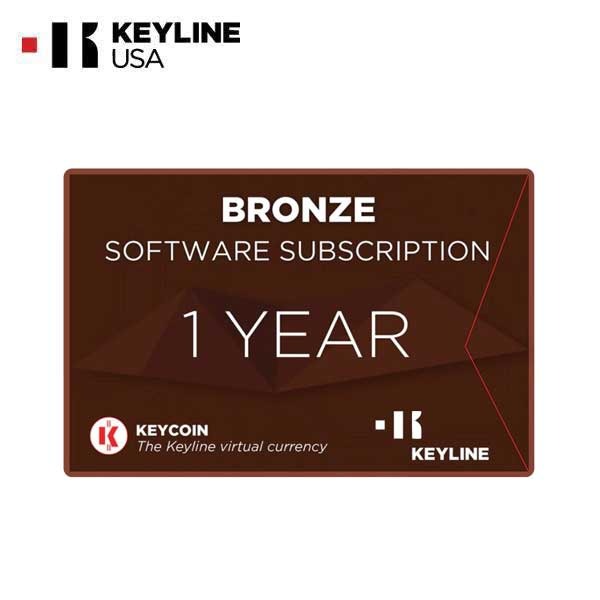 Keyline - Bronze Software Subscription - 1 Year of Updates for Keyline Electronic Key Cutting Machines
