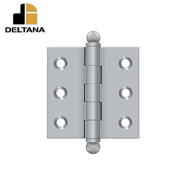 Deltana - 2" x 2" Hinge - w/ Ball Tips - Optional Finish