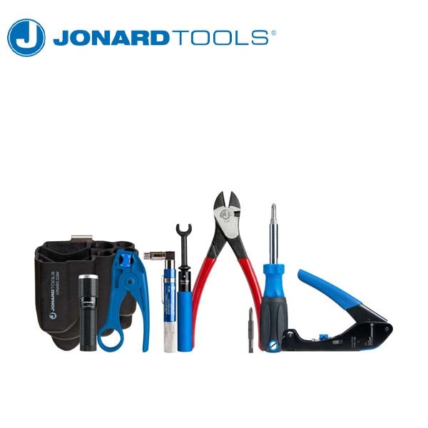Jonard Tools - COAX Tool Kit with 360° Degree Compression Tool and 7/16" Torque Wrench
