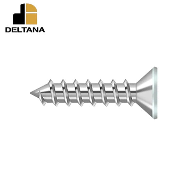 Deltana - Wood Screw - Steel - #12 x 1" - Optional Finish