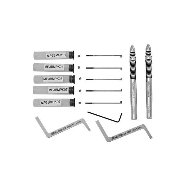 Multipick - 3BMP - ELITE G-PRO Dimple Lock Pick Starter Kit - SET-2