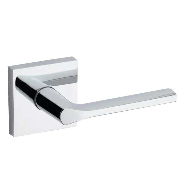 Kwikset - Lisbon Lever Set - Square Rose - Optional Finish - Optional Function - Grade 2