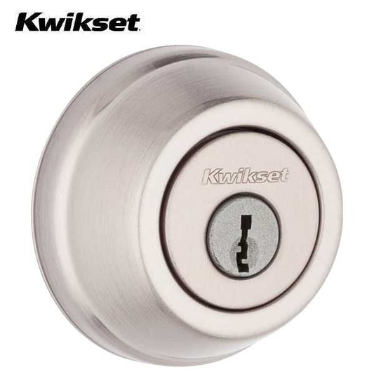 Kwikset - 785 - Residential Deadbolt - Double Cylinder - Round Rose - Satin Chrome - Pin & Tumbler - Grade 2