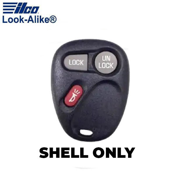 Ilco - 2003-2007 GM - GM-RKE3B1 - 3-Button Keyless Entry Remote SHELL (AFTERMARKET)
