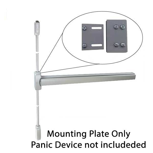 GAAB - T376-04 - Mounting Receiver For Rim Exit Devices - Satin Chrome