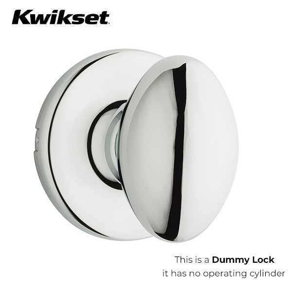 Kwikset - 200AO - Aliso Knob Set - Round Rose - 26 - Polished Chrome - Optional Function - Grade 3