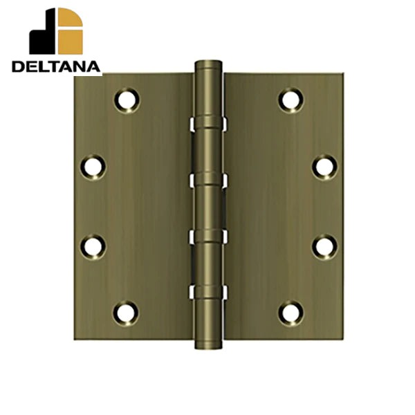 Deltana - 5" x 5" Square Hinges - Ball Bearing - 0.145 Thickness - Optional Finish