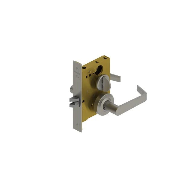 Hager - 3840 - Mortise Lever - Privacy - Sectional - Satin Chrome - Withnell