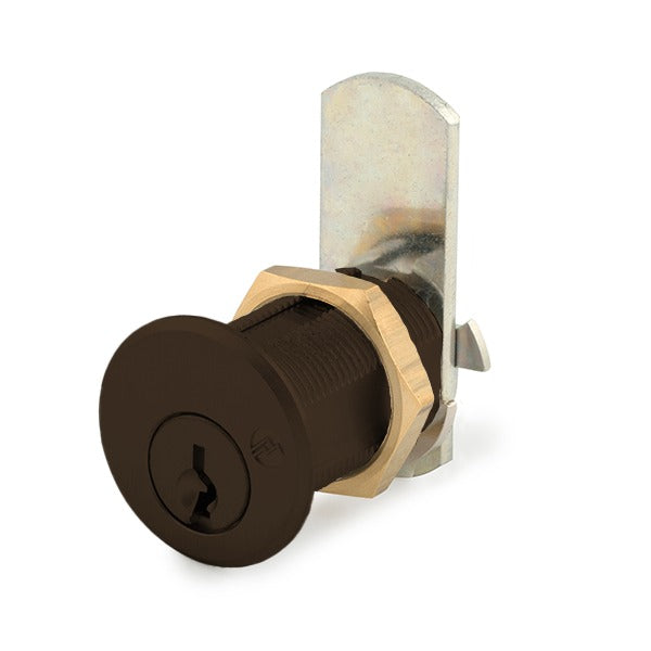 Olympus - DCN - 3/4” Barrel Diameter Cam Lock - Optional Cylinder Length - Oil Rubbed Bronze - Optional Keying - Grade 1