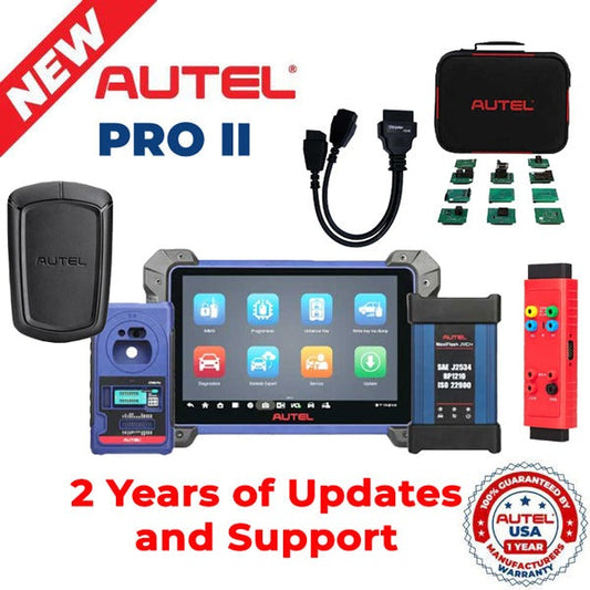 Autel - IM608 PRO II - 2 Years of Updates + G-BOX3 + APB112 + IMKPA + Chrysler Bypass Cable - Automotive Programming Bundle