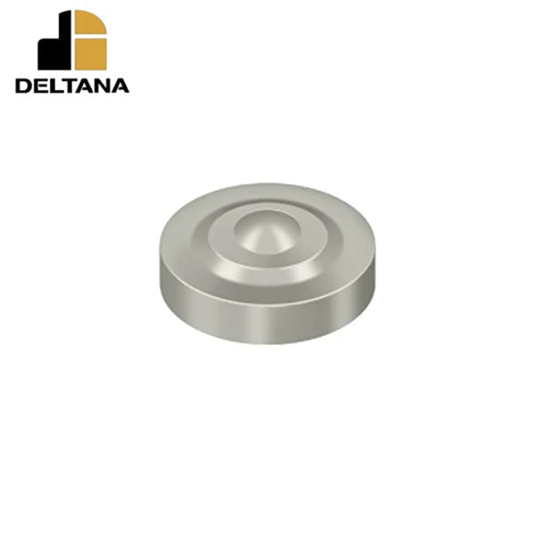 Deltana - Screw Cover - Round - Dimple - 1" Diam - Optional Finish
