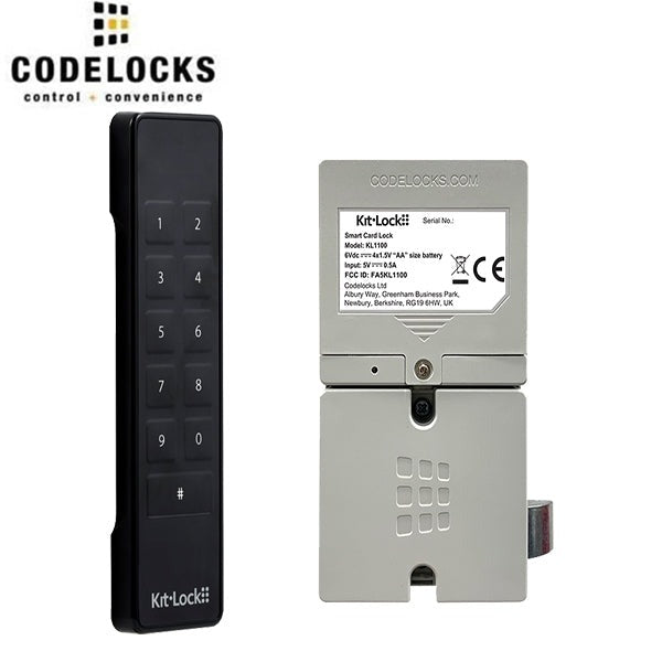 CodeLocks - KL1100-KPD - Electronic KitLock - Keypad Locker Lock w/ Powered Latch - Optional Finish