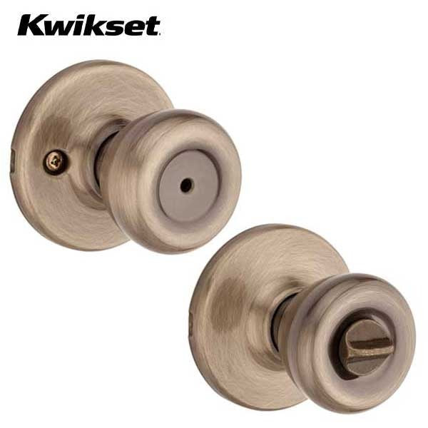 Kwikset - Tylo Knob Set - Round Rose - Optional Finish - Optional Function- Grade 3