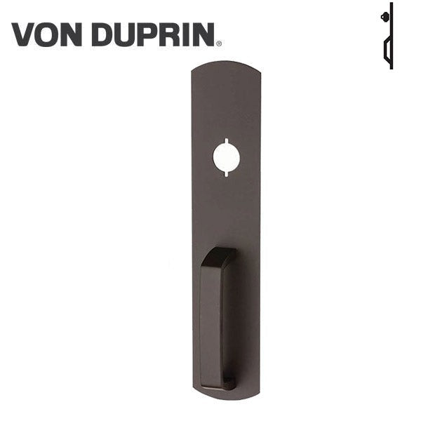 Von Duprin - 230NL - Pull Plate w/ Escutcheon Nightlatch - 695 - Dark Bronze