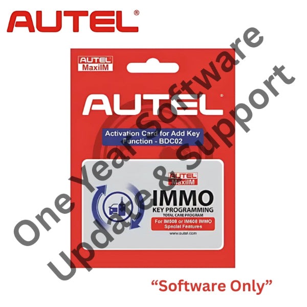 Autel - BMW G-Chassis 1-yr Software Update Card for IM508 and IM608 Series Tablets