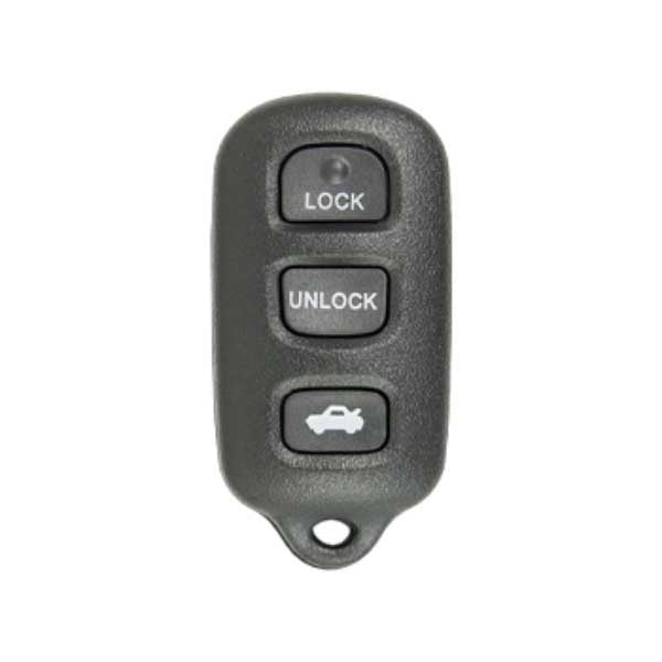 1995-2003 Toyota / 4-Button Keyless Entry Remote SHELL / GQ43VT14T (AFTERMARKET)