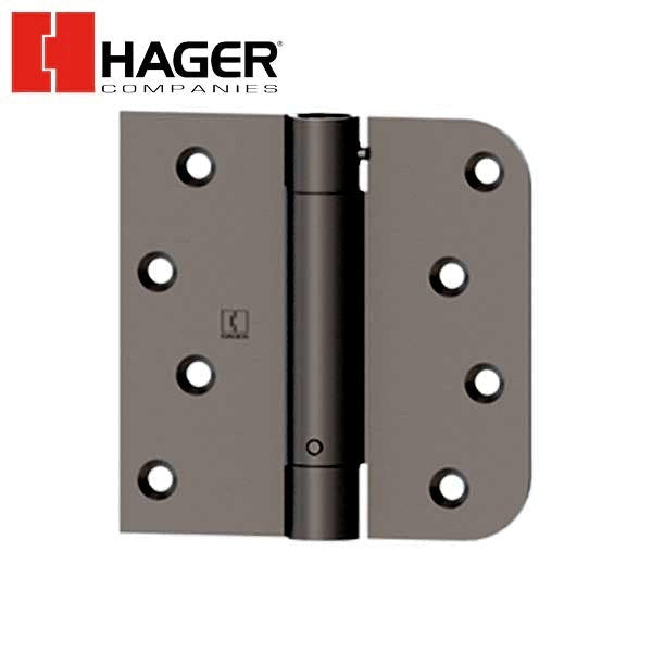 Hager - 1754 - Square by 5/8" Radius - Spring Hinge with Fasteners - 4" x 4" - Optional Finish